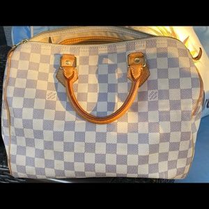Louis Vuitton Speedy 30 Damier Azur Canvas